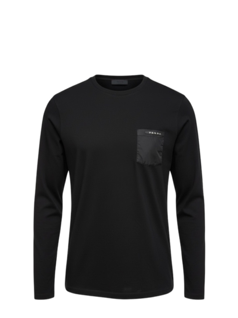 💯 authentic deal! Prada Black Tab Long Sleeve Shirt Men